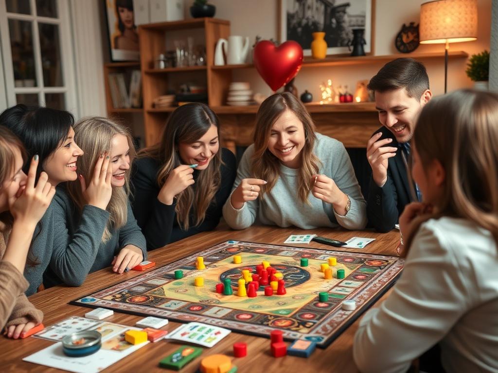 Настольные игры для шумной вечеринки дома изображение